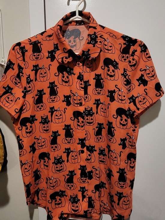 Blackmilk Tops - Blackmilk Cat O Latern Halloween top